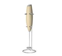 Milk FrotherMilk Frother MachineCoffee Milk FrotherFrother FrotherStirring StickElectric Handheld Cow Milk FrotherBattery Operated, Electric StirrerCoffee Stirring Stick (Beige Stand)