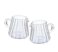 Milk Frothing Pitcher 2pcs Small High Borosilicate Glass 200ml