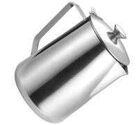 Milk Frothing Pitcher Stainless Steel 1000ml Silver for Espresso