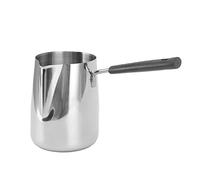 Milk Frothing Pitcher, Stainless Steel Smoother Steaming Pitcher with Long Handle, Milk Frothing Jug for Home Coffee Shop (1000ml)