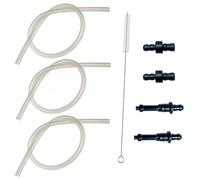 Milk Hose Fully Automatic Coffee Machine Silicone Hose 3x Replacement + HP1 Connection Nipple - Compatible with Jura Coffee Machine Devices