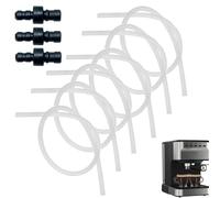 Milk Hose Set - 6-Pieces Coffee Machine Replacement Milk Hoses with 3 Connectors,Kitchen Appliance Replacing Attachments for Hotel Apartment Office Cafe,Diverse Professional and Personal Spaces.