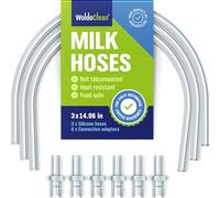 Milk Hose Set for Jura Fully Automatic Coffee Machines, Jura Parts with 3 x Hoses and 6 x Adapters
