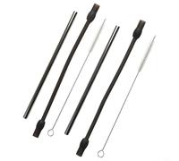 Milk Hose Set for Siemens for eq6 Plus S700 - Silicone Tube Stainless Steel Pipe Cleaning Brush Replacement Parts Coffee Machine Maintenance Kit 220mm(2set)