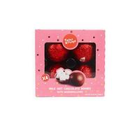 Milk Hot Chocolate Bombs | With Marshmallows | Yummy Cosy Hot Drink | Pack of 4 | Treat Kitchen