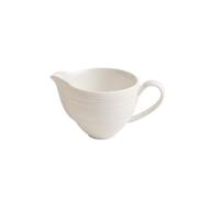 Milk Jug Gravy Boat Water Cup Pitcher Creamer Coffee Dispenser Sugar Sauce Ceramic Line Pattern with Handle Creative Pointed Mouth Pot for Hotel Restaurant
