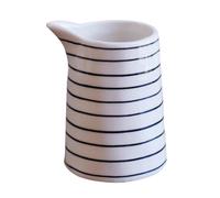 Milk Jug Gravy Boat Water Cup Pitcher Creamer Coffee Sugar Sauce Nordic Simple Lines Stripes Dining Table Ceramic Home