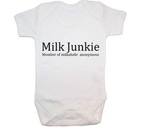 Milk Junkie Baby Bodysuit/Romper/Vest/T-Shirt - 18-24 Months - White