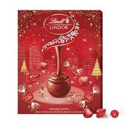 Milk Chocolate Advent Calendar 2024 - Luxury 24 Days Christmas Countdown Calendar 2024. Christmas Chocolate Red Gift Box 300g with Topline Card for Stocking Fillers, Gifts for Women