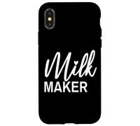 Milk Maker Funny Breastfeeding Mom Case for iPhone X/XS