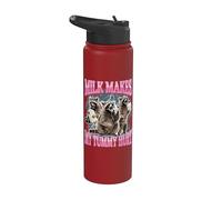 Milk Makes My Tummy Hurt Stainless Steel Insulated Water Bottle