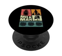 Milk Man Milkman Dairy Farmer Milkman Dairy Farmer PopSockets Adhesive PopGrip