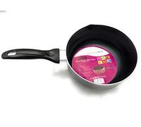 Milk Pan 18CM Non-Stick Forge Marble Effect Prima Kitchen with Pouring Lip Heavy Duty, Gas, Electric and Radiant Ring Safe (18CM - 2.1Ltr)