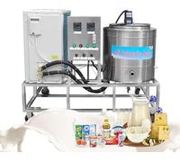 Milk Pasteurization Machine 150L, Sterilization Dairy Pasteurizer with Freezing Function for Milk, Juice, Beer, Ice Cream - 220V, Temperature Controller