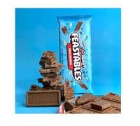 Milk,Peanut Butter,Crunch,Almond Feastables Chocolate Bars 60g - New Formula & New Taste Chocolate Bars (6 Bars, Milk Crunch Bars 60g)