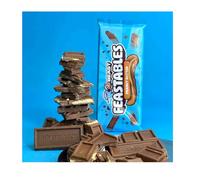 Milk,Peanut Butter,Crunch,Almond Feastables Chocolate Bars 60g - New Formula & New Taste Chocolate Bars (2 Bars, Peanut Butter Bar 60g