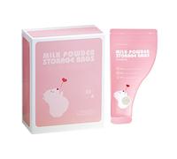 Milk Powder Bag - Blue/Pink Breast Milking Storage Bags, Double Sealed Prevent Leakage, Reusable Bags for Breastfeeding | Yum Yum's Pouches for Refrigeration & Freezing Milk
