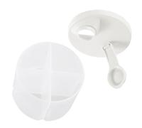 Milk Powder Box - Rotatable Snack Storage Formula Holder | 4 Compartment Portable Travel Snack Container, Portable Rice Noodle Box for Busy Parents The Move