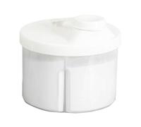 Milk Powder Box - Rotating Snack Storage Container for Formulas | Milk Powder Organiser | Baby Food Container | Portable Rice Noodle Box with 4 Compartments, Travel Container, Milk Powder Formula