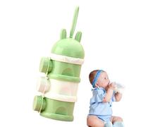 Milk Powder Dispenser,3 Layers Milk Powder Pot | Portable Milk Can, Non-Spill Milk Powder Container, Formula Box