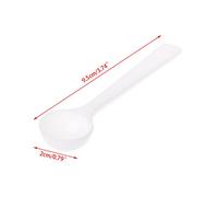 Milk Powder Measuring Spoon Fillable Empty Spoon Kitchen Cooking Device for Kitchen Spices and Other Dry Goods Supplies White Scoop Powder Scoop Tiny Measuring