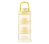 Milk Powder Storage Box | Portable Stackable Leak-proof Storage Bottle - 3-Layer Milk Powder Container | for Home Kitchen Bedroom when Travelling in the House Indoor Mother and Family