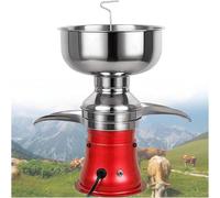 Milk Separator, 50L/H Centrifugal Cream Separator with 8L Bowl Capacity, Converts Raw Milk to Cream & Skim Milk, 9800-11000 RPM
