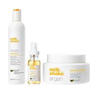 milk_shake argan shampoo 300ml, argan deep treatment 200ml & glistening argan oil 50ml Pack - 300 ml