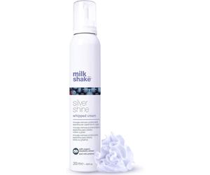 milk_shake | Silver Shine Whipped Cream 200 ml, Specific Anti-Yellow Leave-In C