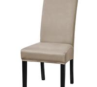 Milk Silk Dining Chair Covers Offering Waterproofs And Dustproof Protections For Long Last Use Machine Washable Chair Cover