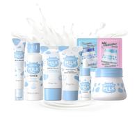 Milk Skin Care Sets & Kits - Milk Skincare - Gifts For Teenage Girls - Skincare Set Cleanser, Serum, Face Cream,Eye Cream,- Facial Kit for Moisturising (8pcs)