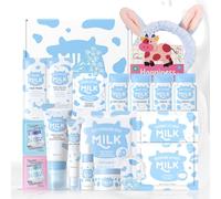 Milk Skincare Set, 20Pcs Face Care Kits for Hydrating & Nourishing