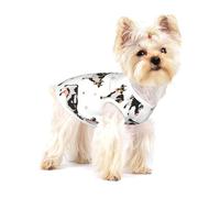 Milk Spotted Cow Black Cow,Cotton Sleeveless Pet T-Shirt Soft Stretchy Puppy Breathable Vest,M