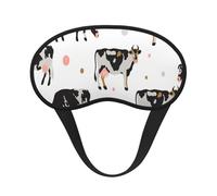 Milk Spotted Cow Black Cow, Full Eye Covers Light Blocking Eye Masks Blackout Sleep Eye Muffs