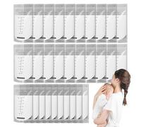 Milk Storage Bags,210ml Self-Standing Double Zipper Container - Fast Freeze Thaw Milk Bags,for Feeding Nursing Breastfeeding Freezer Daycare Travel Mother