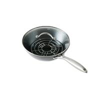 Milk Street 3-Piece 10.5-Inch Small Hammered Carbon Steel Wok