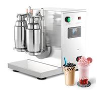 Milk Tea Shaker Machine - Automatic Commercial Double Cup Stainless Steel with Digital Timer (350ml - 1000ml) for Perfectly Shaken Milk Tea