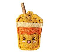 Milk Tea Toy, Cup Shaped Cat Chew, 4.33x2.76 Inches Natural Fiber Teether, Interactive Health Scratcher, Textured Surfaces with Playful Design, Enrichment Toy for Boredom and Exercise