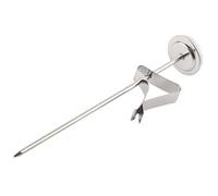 Milk Thermometer Instant Read Stainless Steel Coffee Thermometer with Clip Dial 1.18in for Frothing Espresso Machines Accessories