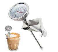 Milk Thermometer, Multifunctional Coffee Shop Supplies Stainless Steel, Milk Frothing Temperature Gauge With Stainless Steel Tip For Coffee Drinks, Water Temp