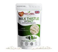 Milk Thistle 4000mg | 80% Silymarin High-Strength Vegan Tablets - UK Made, 30 Tablets