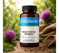 Milk Thistle Extract 380 mg with Vitamin B6 100 Caps