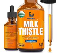 Milk Thistle for Dogs & Cats - Liver Support for Dogs & Cats - Kidney Support - 2Oz