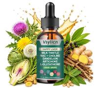 Milk Thistle Liquid Extract, Milk Thistle Liver Drops Supplement | Silymarin Milk Thistle Supplement, Liver Health Support with NAC, Choline, Dandelion, Artichoke, L-Glutathione