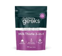 Milk Thistle Tablets 3-in-1 Complex - 120 Tablets (2 Month Supply) - 100mg Extract 80% Silymarin with Artichoke & Dandelion Leaf (Not Milk Thistle Capsules or Tincture) - Vegan - UK Made Supplement