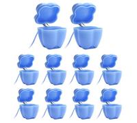 Milk Tooth Box | 10 Pieces with Coloured Lanyard - Storage Box for Lost Teeth for Children - For Young Children Boys Girls Home Kindergarten School Kindergarten Playroom Birthday