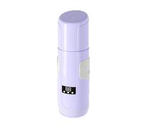 Milk Warmer on The Go Bottle Warmer Power on 42C° Constant Temperature Fast Heating for Outdoor Car Airplane Travel (Purple)