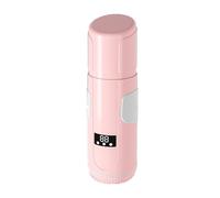 Milk Warmer on The Go Bottle Warmer Power on 42C° Constant Temperature Fast Heating for Outdoor Car Airplane Travel (Pink)
