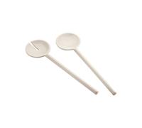 Milk White SALAD SERVERS "TIFFANY"