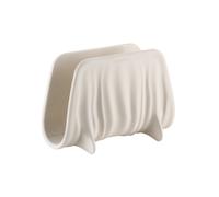 Milk White TABLE NAPKIN HOLDER "TIERRA"